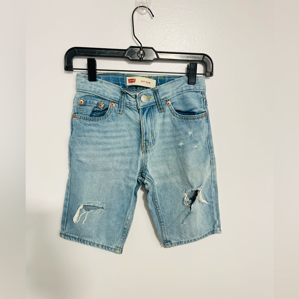 Levi’s Boys Shorts 511 slim denim jeans shorts Sz 8